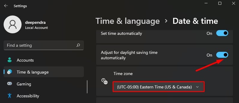Cách chỉnh thời gian, ngày, giờ trên máy tính Windows 10 khi bị sai
