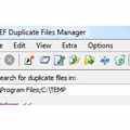EF Duplicate Files Manager Portable