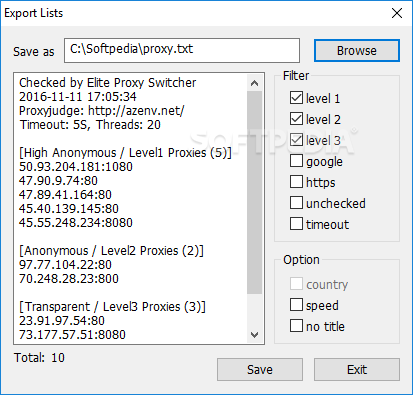 Elite Proxy Switcher Công cụ đổi Proxy chất lượng cao