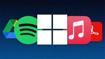 collage of windows apps