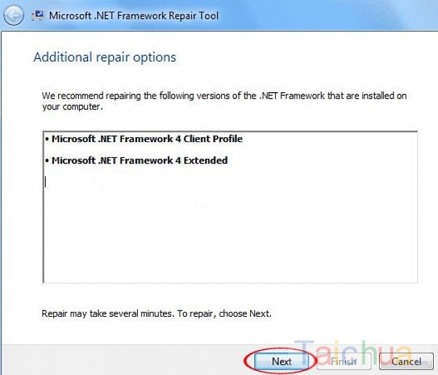 Công cụ sửa lỗi và xóa bỏ Microsoft .NET Framework