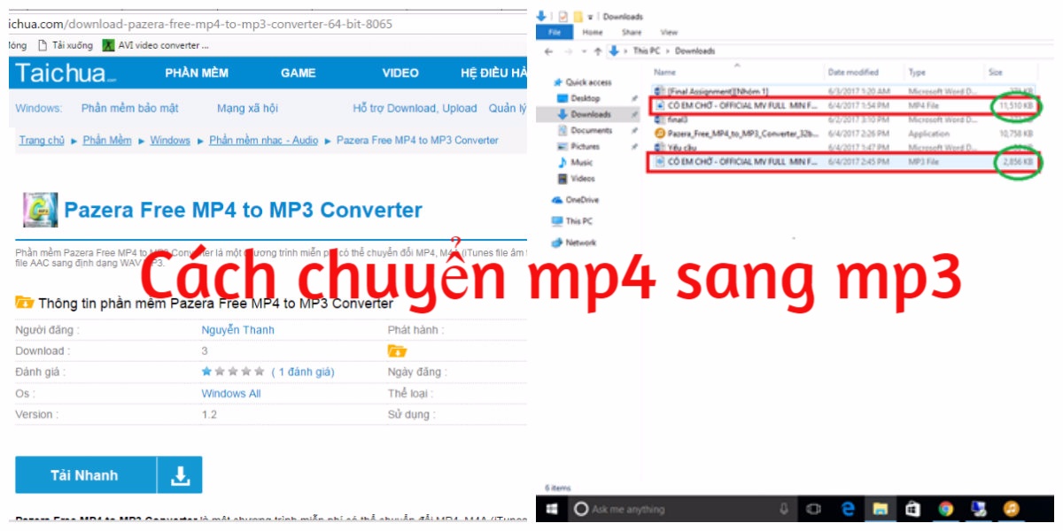 Cách chuyển mp4 sang mp3 bằng phần mềm Pazera Free MP4 to MP3 Converter