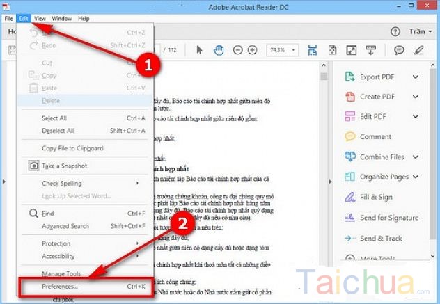 HƯỚNG DẪN THOÁT CHẾ ĐỘ TOÀN MÀN HÌNH TRÊN ADOBE READER