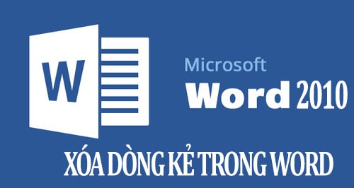 Xóa dòng kẻ ngang trong Word 2010