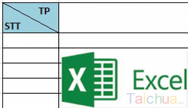 Hướng dẫn chia đôi một ô thành hai trong Excel 2013