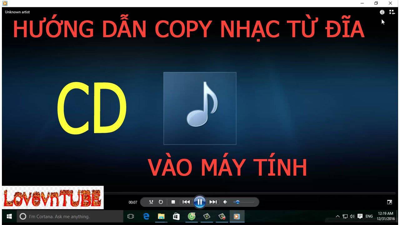 Cách copy nhạc, video từ đĩa CD vào máy tính