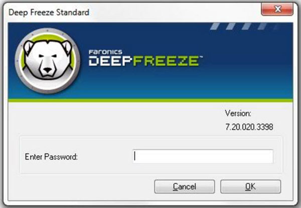 Gỡ bỏ phần mềm đóng băng Deep Freeze Standard