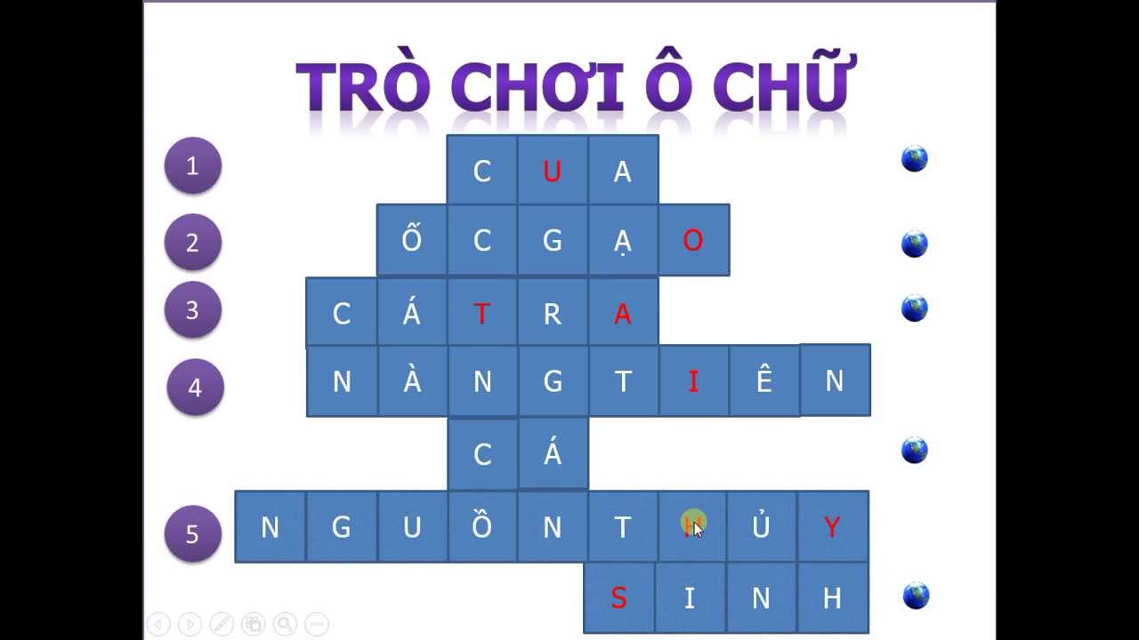 Hướng dẫn làm game ô chữ trên PowerPoint