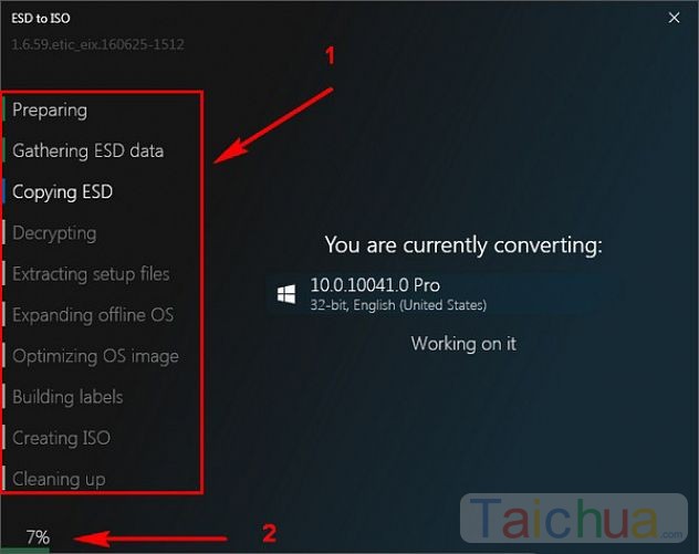 Cài đặt ESD to ISO - Phần mềm chuyển file ESD thành ISO