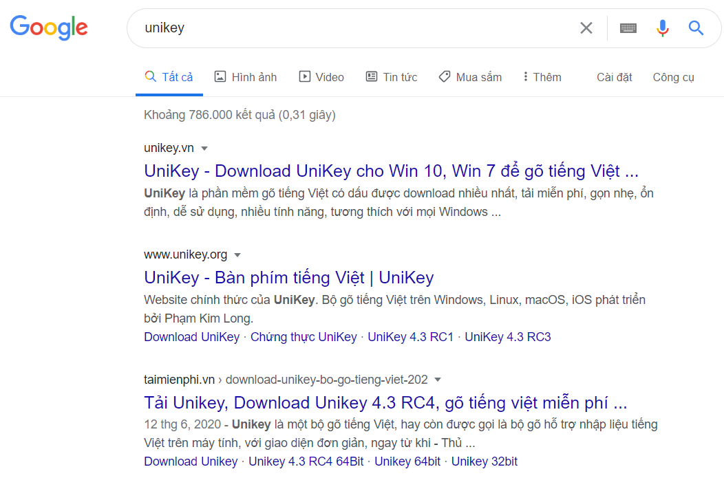 Hướng dẫn tải Unikey mới nhất cho máy tính