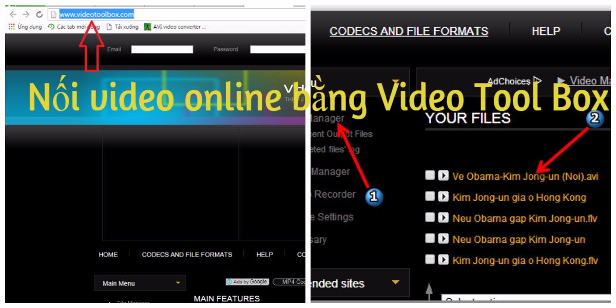 Hướng dẫn cách nối video online bằng Video Tool Box