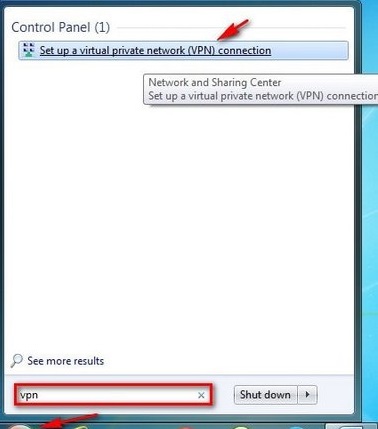 Phương pháp tạo VPN Client sử dụng windows 7