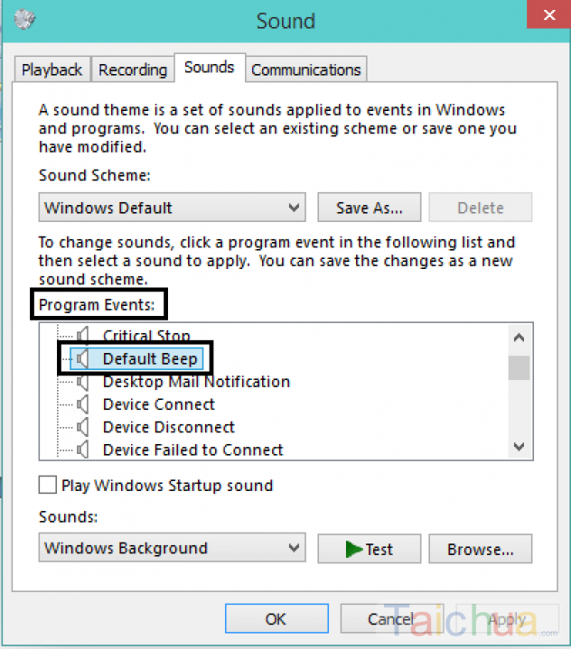 Hướng dẫn tắt âm thanh beep ở trên Windows 10