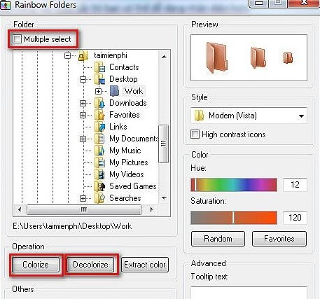 Hướng dẫn đổi màu file và tên file cực đẹp bằng Rainbow Folders.
