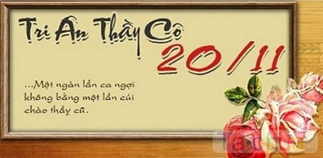 Một số bài thơ 20/11 tự sáng tác dành tặng thầy cô