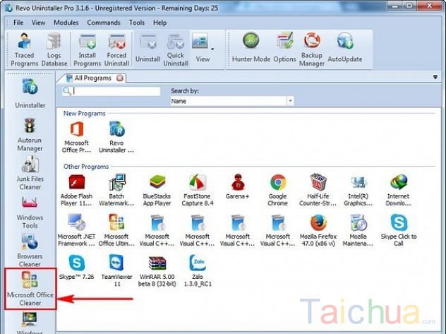 Cách xóa lịch sử Microsoft Office bằng Revo Uninstaller Pro