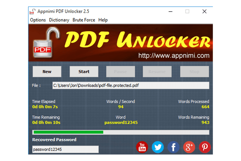 Appnimi PDF Unlocker - Giải pháp mở khóa tài liệu PDF