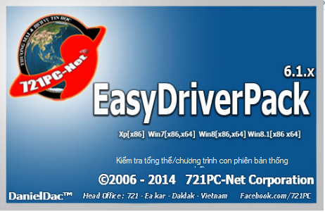 Easy DriverPack - Cài Driver không cần mạng Internet