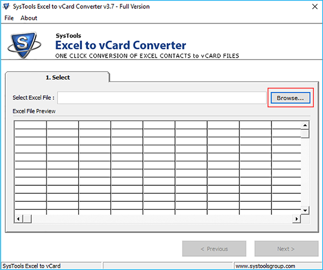 SysTools Excel to vCard Converter Chuyển đổi thông tin liên lạc một cách dễ dàng