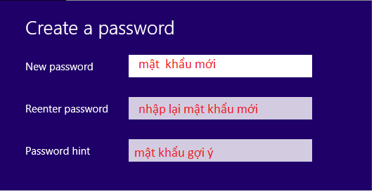 Cách đặt mật khẩu win 8, 8.1 chi tiết 4