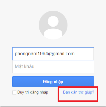 Hướng dẫn lấy lại mật khẩu gmail chi tiết nhất
